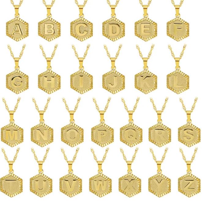 DIAMOND INITIAL NECKLACE