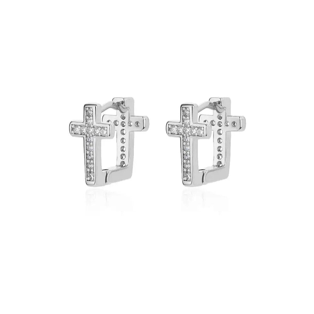 CROSS EARINGS