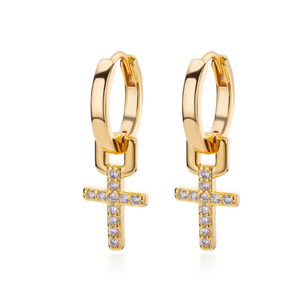 CROSS EARINGS