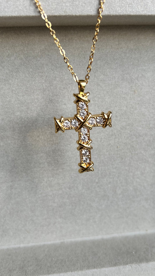 ANGEL CROSS NECKLACE