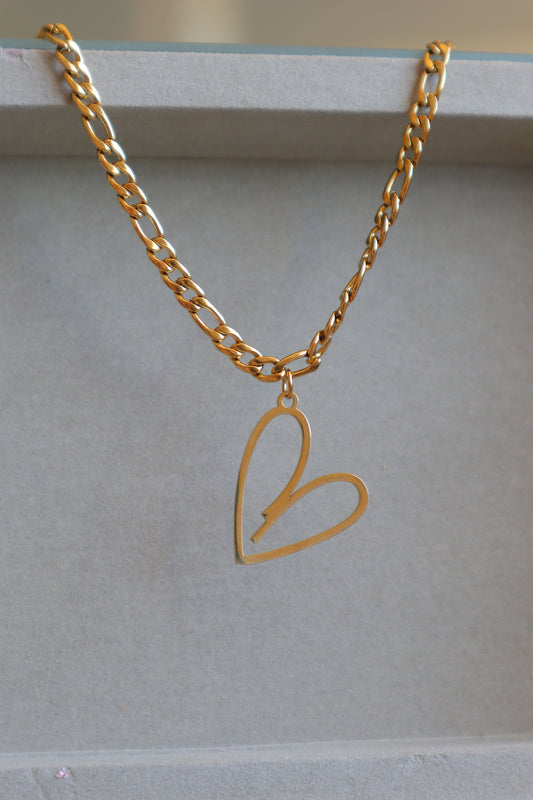 BIG HEART NECKLACE