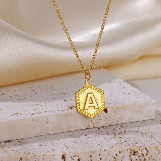 DIAMOND INITIAL NECKLACE