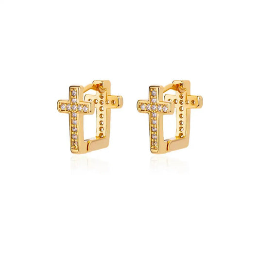 CROSS EARINGS